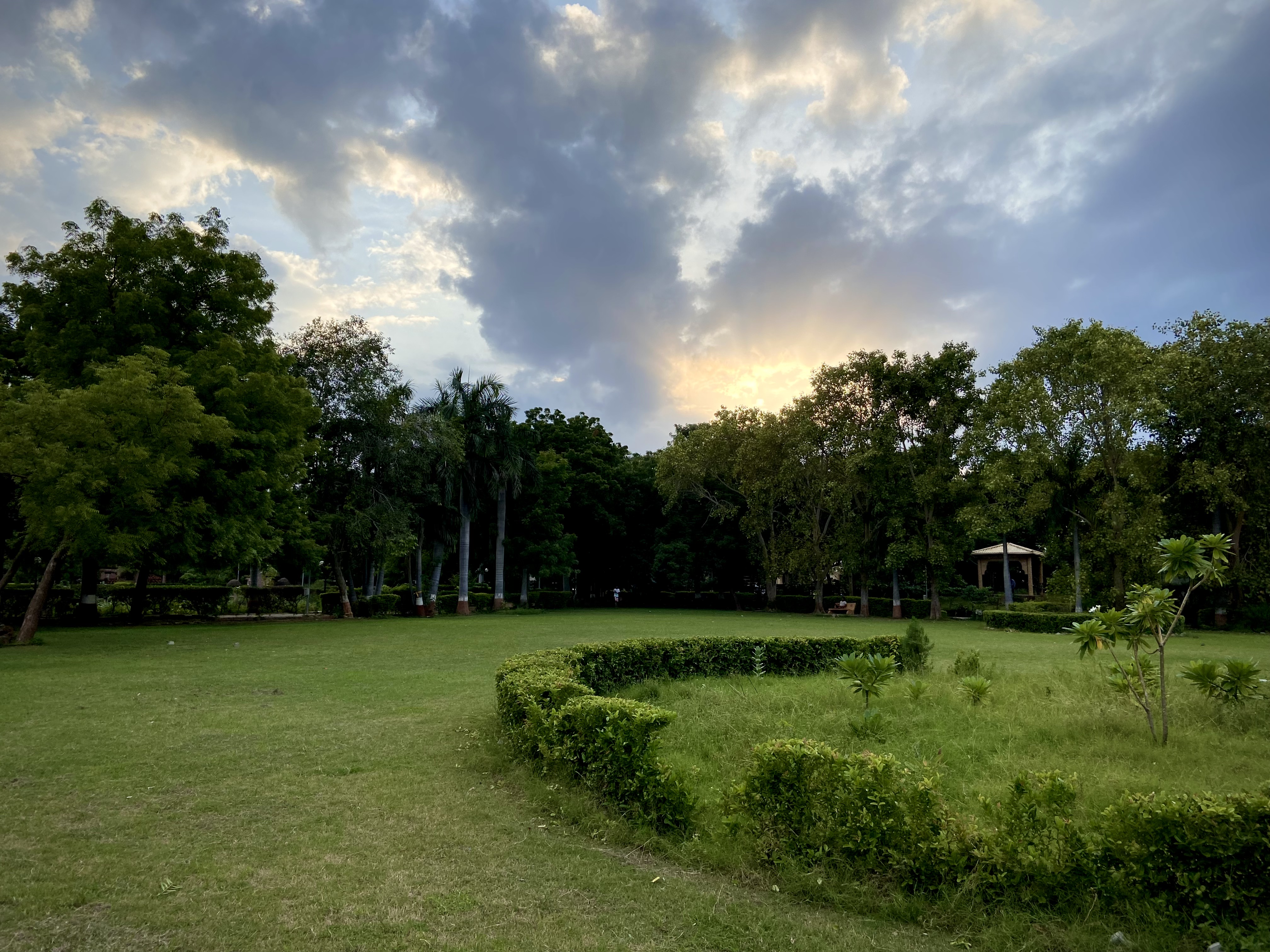 Lush green central park in Affordable Plots in Sonipat